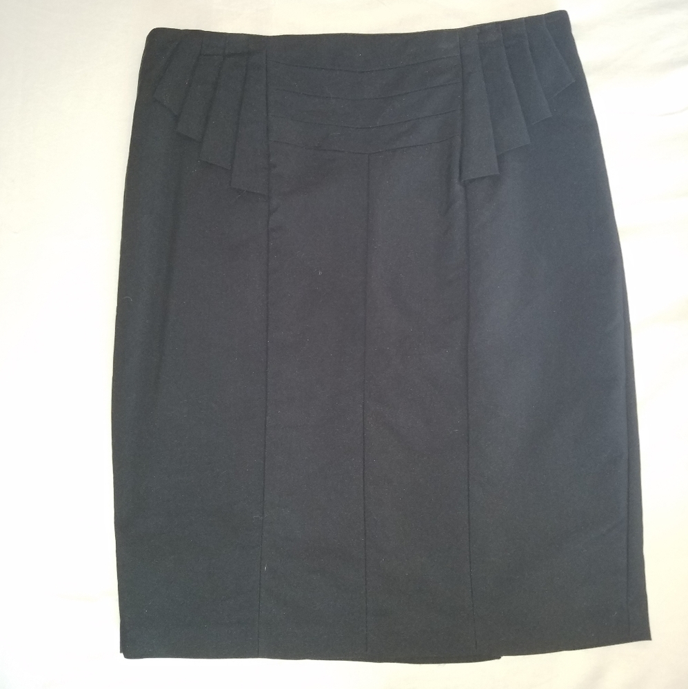 Black pencil skirt